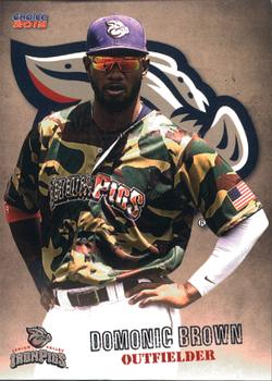 2015 Choice Lehigh Valley IronPigs Second Edition #5 Domonic Brown Front