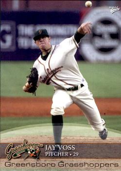 2008 MultiAd Greensboro Grasshoppers #30 Jay Voss Front