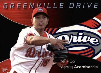 2008 MultiAd Greenville Drive #8 Manny Arambarris Front