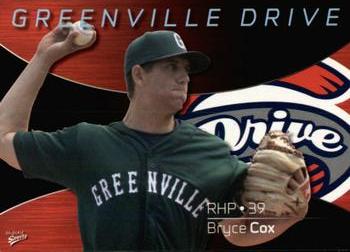 2008 MultiAd Greenville Drive #13 Bryce Cox Front
