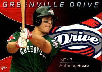 2008 MultiAd Greenville Drive #31 Anthony Rizzo Front