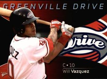 2008 MultiAd Greenville Drive #33 Will Vazquez Front