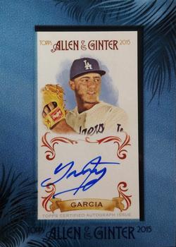 2015 Topps Allen & Ginter - Autographs Baseball #AGA-YGA Yimi Garcia Front