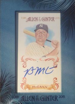 2015 Topps Allen & Ginter - Autographs Baseball #AGA-BM Brian McCann Front
