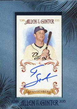 2015 Topps Allen & Ginter - Autographs Baseball #AGA-CSP Cory Spangenberg Front