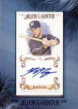 2015 Topps Allen & Ginter - Autographs Baseball #AGA-RB Ryan Braun Front