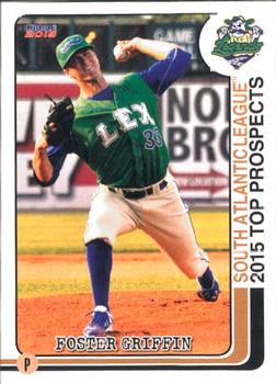 2015 Choice South Atlantic League Top Prospects #22 Foster Griffin Front