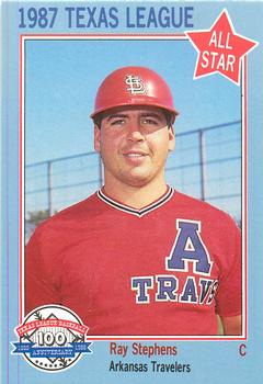 1987 Feder Texas League All Stars #31 Ray Stephens Front