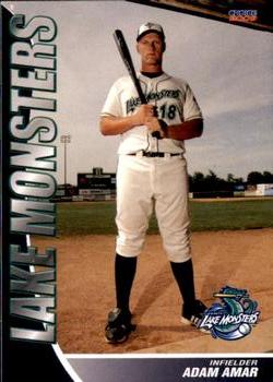 2009 Choice Vermont Lake Monsters #1 Adam Amar Front