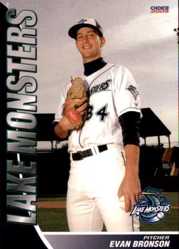 2009 Choice Vermont Lake Monsters #7 Evan Bronson Front