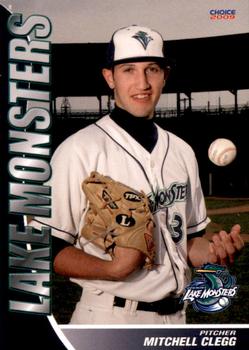2009 Choice Vermont Lake Monsters #24 Mitchell Clegg Front