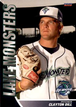 2009 Choice Vermont Lake Monsters #4 Clayton Dill Front