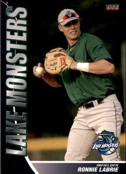 2009 Choice Vermont Lake Monsters #28 Ronnie Labrie Front