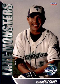 2009 Choice Vermont Lake Monsters #35 Yhonson Lopez Front