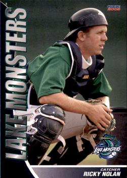 2009 Choice Vermont Lake Monsters #27 Ricky Nolan Front