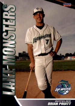 2009 Choice Vermont Lake Monsters #3 Brian Pruitt Front