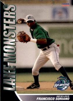 2009 Choice Vermont Lake Monsters #8 Francisco Soriano Front