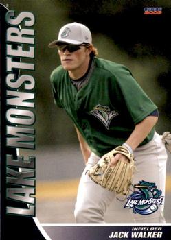 2009 Choice Vermont Lake Monsters #12 Jack Walker Front