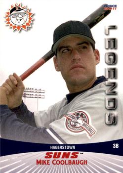 2011 Choice Hagerstown Suns Legends #05 Mike Coolbaugh Front