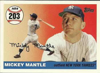 2007 Topps - Mickey Mantle Home Run History #MHR203 Mickey Mantle Front