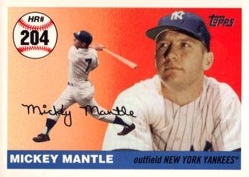 2007 Topps - Mickey Mantle Home Run History #MHR204 Mickey Mantle Front