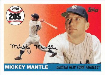 2007 Topps - Mickey Mantle Home Run History #MHR205 Mickey Mantle Front