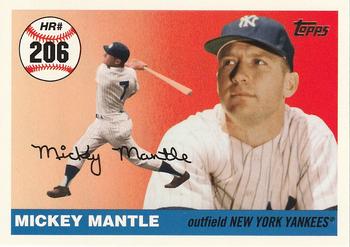 2007 Topps - Mickey Mantle Home Run History #MHR206 Mickey Mantle Front