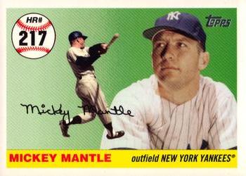 2007 Topps - Mickey Mantle Home Run History #MHR217 Mickey Mantle Front