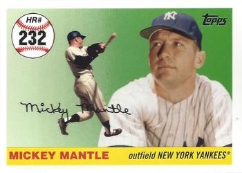 2007 Topps - Mickey Mantle Home Run History #MHR232 Mickey Mantle Front
