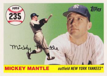2007 Topps - Mickey Mantle Home Run History #MHR235 Mickey Mantle Front