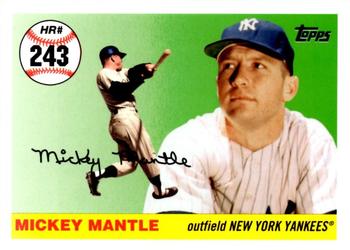 2007 Topps - Mickey Mantle Home Run History #MHR243 Mickey Mantle Front