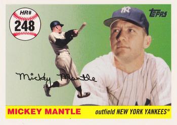 2007 Topps - Mickey Mantle Home Run History #MHR248 Mickey Mantle Front