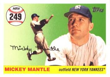 2007 Topps - Mickey Mantle Home Run History #MHR249 Mickey Mantle Front
