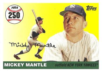 2007 Topps - Mickey Mantle Home Run History #MHR250 Mickey Mantle Front