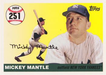 2007 Topps - Mickey Mantle Home Run History #MHR251 Mickey Mantle Front