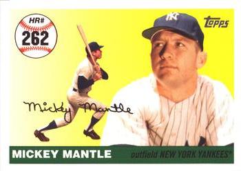2007 Topps - Mickey Mantle Home Run History #MHR262 Mickey Mantle Front