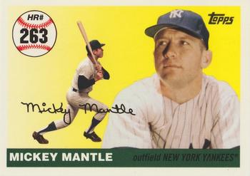 2007 Topps - Mickey Mantle Home Run History #MHR263 Mickey Mantle Front