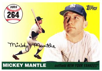 2007 Topps - Mickey Mantle Home Run History #MHR264 Mickey Mantle Front