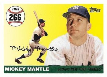 2007 Topps - Mickey Mantle Home Run History #MHR266 Mickey Mantle Front