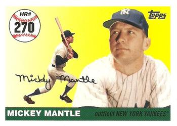 2007 Topps - Mickey Mantle Home Run History #MHR270 Mickey Mantle Front