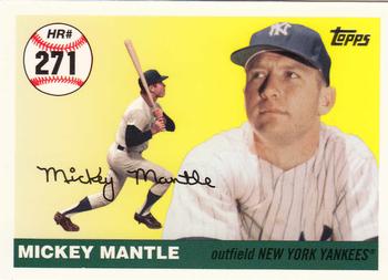 2007 Topps - Mickey Mantle Home Run History #MHR271 Mickey Mantle Front