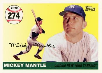 2007 Topps - Mickey Mantle Home Run History #MHR274 Mickey Mantle Front