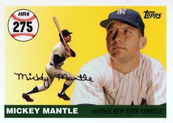 2007 Topps - Mickey Mantle Home Run History #MHR275 Mickey Mantle Front