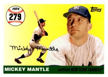 2007 Topps - Mickey Mantle Home Run History #MHR279 Mickey Mantle Front