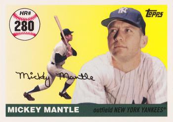 2007 Topps - Mickey Mantle Home Run History #MHR280 Mickey Mantle Front