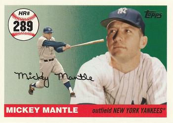 2007 Topps - Mickey Mantle Home Run History #MHR289 Mickey Mantle Front