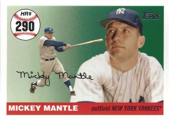 2007 Topps - Mickey Mantle Home Run History #MHR290 Mickey Mantle Front