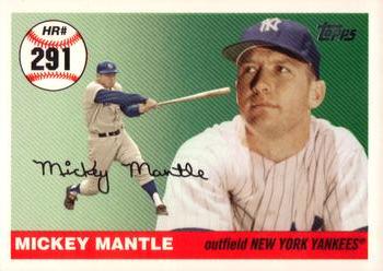 2007 Topps - Mickey Mantle Home Run History #MHR291 Mickey Mantle Front