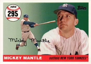 2007 Topps - Mickey Mantle Home Run History #MHR295 Mickey Mantle Front