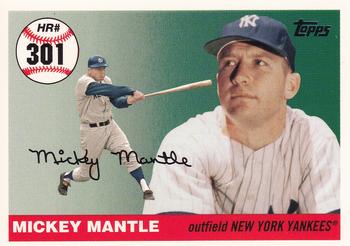 2007 Topps - Mickey Mantle Home Run History #MHR301 Mickey Mantle Front